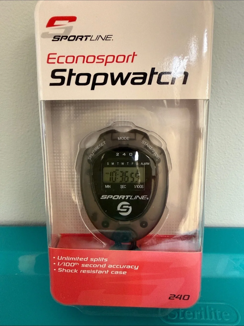 Econosport Stopwatch - Black